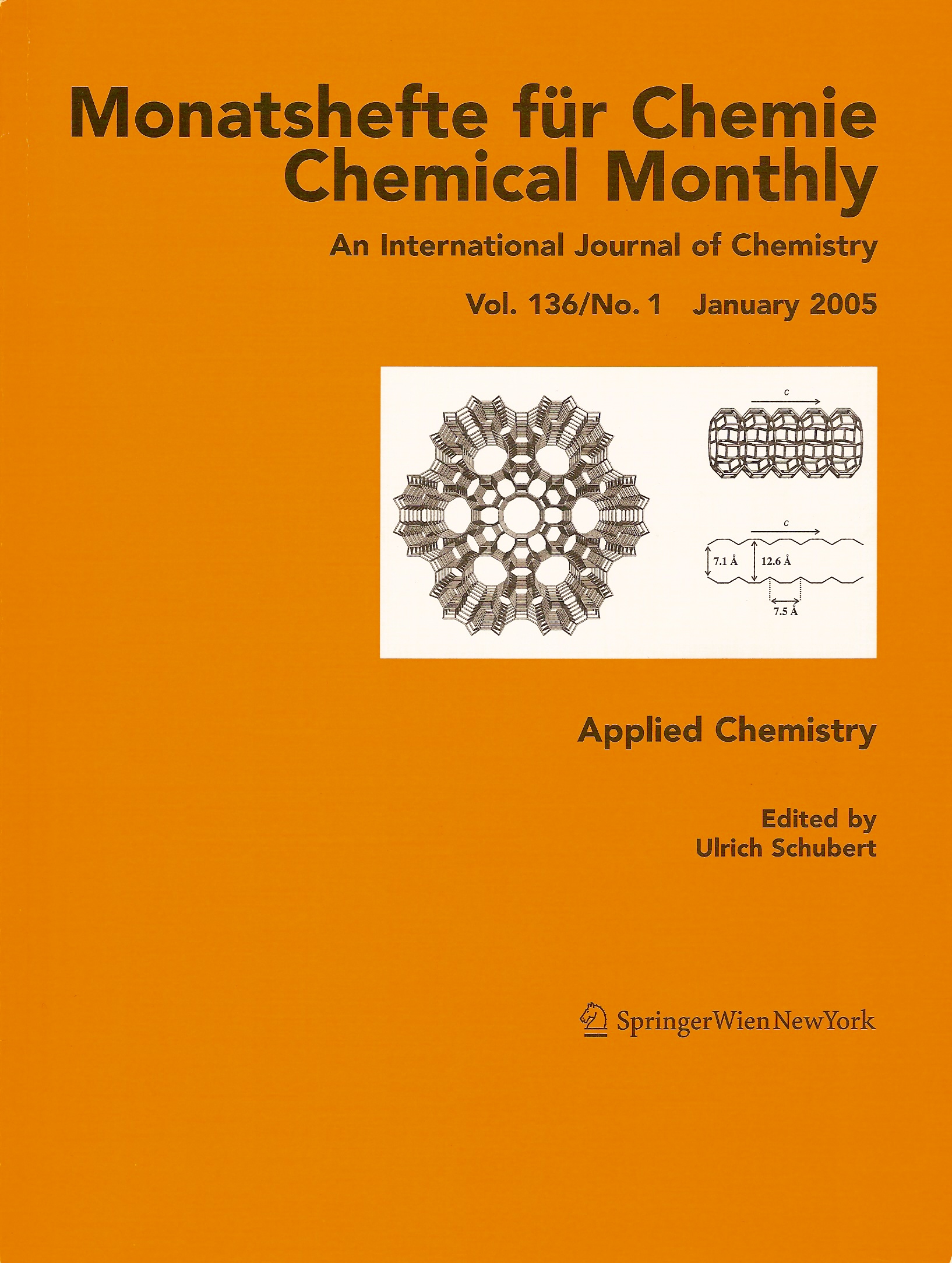 Synthesis of Zeolite L: Tuning Size and Morphology
	Arantzazu Zabala Ruiz, Dominik Brhwiler, Takayuki Ban, Gion Calzaferri
	Monatshefte fr Chemie 2005, 136, 77-89.